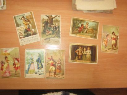 A lot of chromo, photos and various 20th...