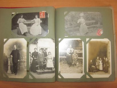 An album with photo maps, including some...