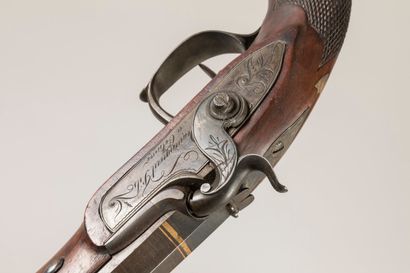 Pistolet de tir à percussion Demangeont Fils...
