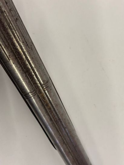 Fusil de chasse à silex. Platines marquées...