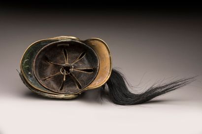 Casque d’officier de Dragons modèle 1874....