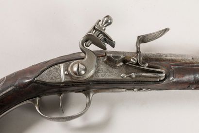 Pistolet à silex Barthelemy Beurlier. Canon...