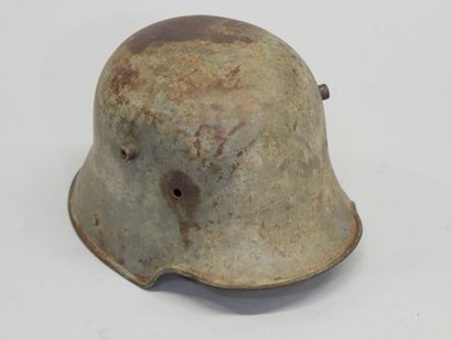 Coque de Stahlhelm modèle 16. Peinture feldgrau...