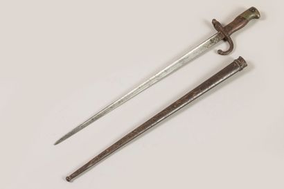 Baïonnette modèle 1874, lame marquée de la...