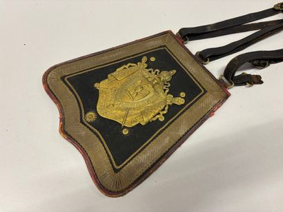 Sabretache de sortie d’officier des guides...