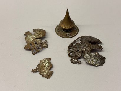 Pièces pour casque pointe.
Comprenant :
Prusse,...