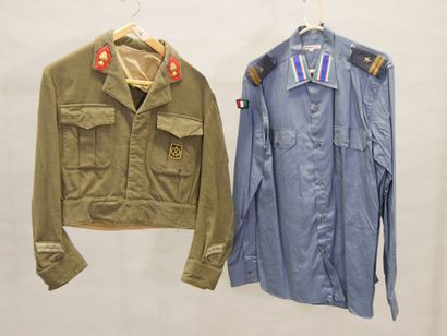 Blouson de l’armée belge avec insignes du...