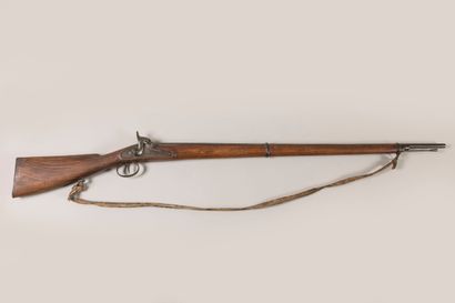 Fusil à percussion, sans aucun marquage apparent....