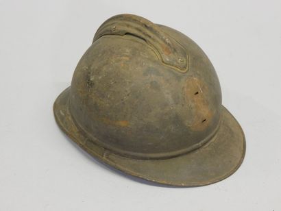 Casque Adrian modèle 15 avec coiffe du 1er...