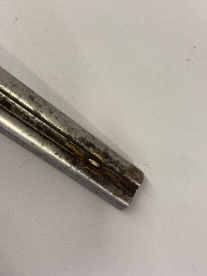 Fusil de chasse à silex. Platines marquées...