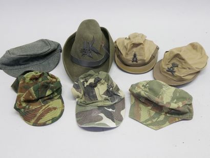Lot de 3 casquettes camouflées, une casquette...