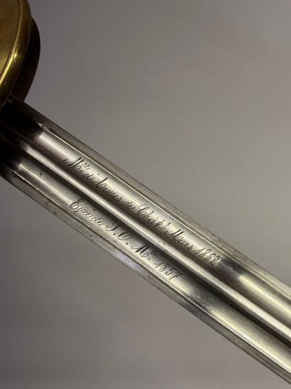 Epée de sous-officier modèle 1857.
Monture...