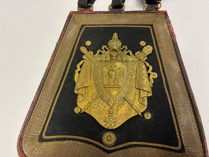Sabretache de sortie d’officier des guides...
