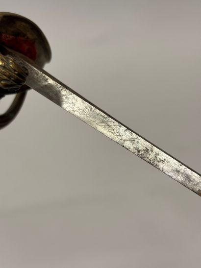 Sabre d’officier d’infanterie modèle 1821.
Monture...
