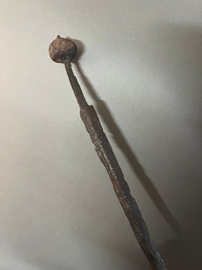 Epée rapière allemande vers 1590-1610.
Pommeau...