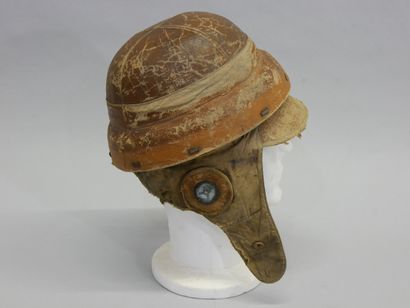 Casque d'aviateur type Roold modèle 1911....