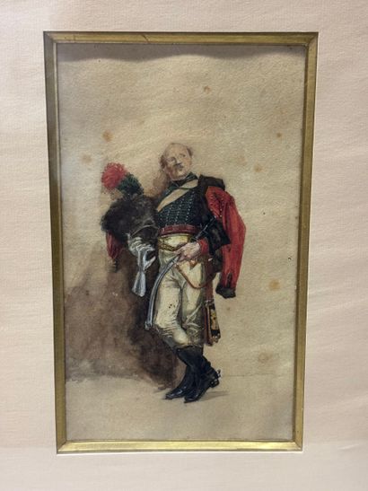 Edouard Detaille 1848-1912, attribué à.
Portait...