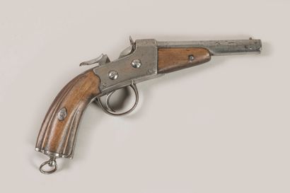 Pistolet système Rolling Block. Canon octogonal...