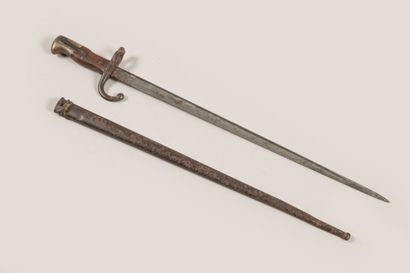 Baïonnette modèle 1874, lame marquée de la...