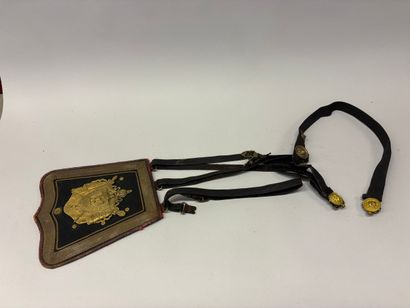 Sabretache de sortie d’officier des guides...