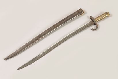 Baïonnette chassepot, Second Empire
Avec...