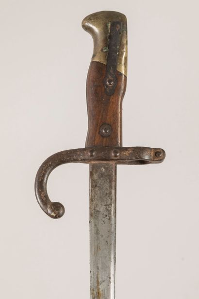 Baïonnette modèle 1874, lame marquée de la...