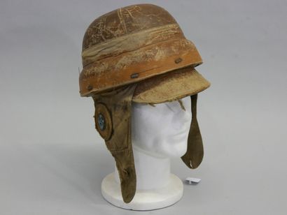 Casque d'aviateur type Roold modèle 1911....