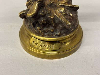« EN AVANT »
Charles Anfrie 1833-1905.
Bronze...