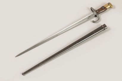 Baïonnette modèle 1874. Lame marquée de la...