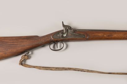 Fusil à percussion, sans aucun marquage apparent....