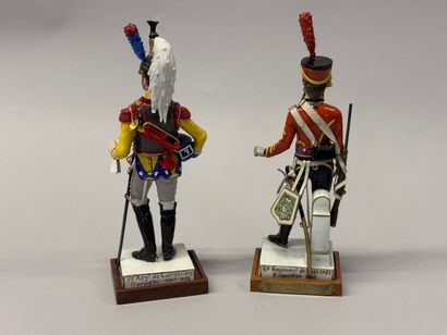 - Brigadier du 6e Régiment de Hussard. Socle...