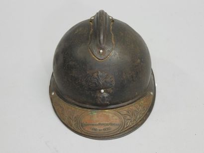 Casque Adrian modèle 15 avec coiffe du 2ème...