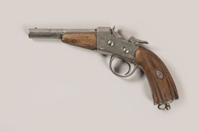 Pistolet système Rolling Block. Canon octogonal...