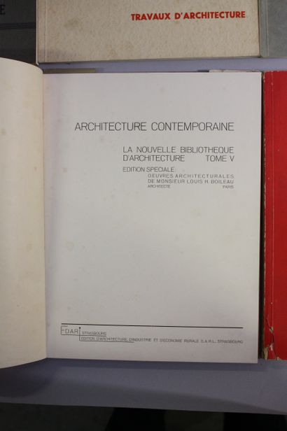 [MONOGRAPHIES D’ARCHITECTES]. 17 volumes...