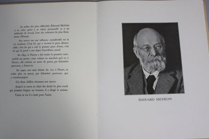 [MICHELIN - BERGOUGNON]. 
Edouard Michelin...