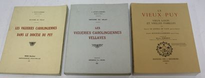 BOUDON-LASHERME (A.). 3 volumes in-4, brochés....