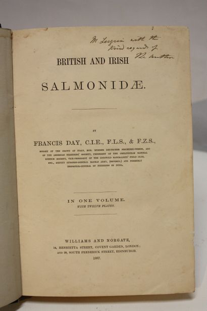 DAY (Francis). British and irish salmonidae....