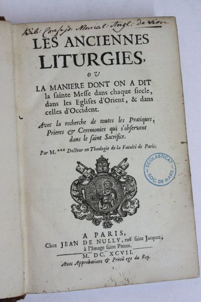 VARIA. 7 volumes reliés
Saint Germain d’Auxerre...
