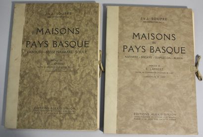 SOUPPRE (J. & J). Maisons du Pays basque.
Paris,...