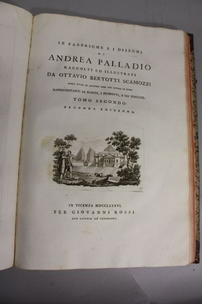 [PALLADIO] - BERTOTTI SCAMOZZI (Ottavio)....