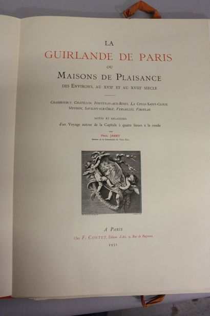 JARRY (Paul). La Guirlande de Paris ou Maisons...