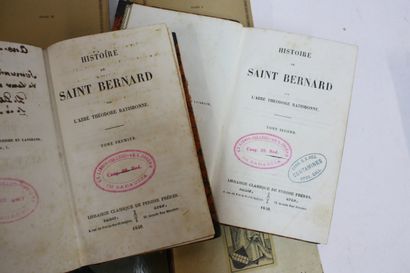 [SAINT BERNARD]. 13 volumes, dont : 
Œuvres...