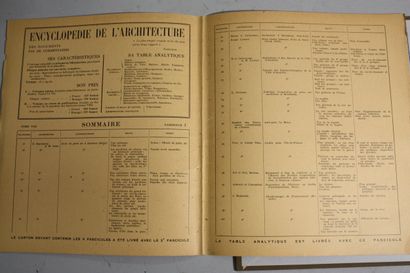 Encyclopédie de l’architecture. Tomes 7 à...