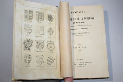 ANNUAIRE DE LA PAIRIE ET DE LA NOBLESSE DE...