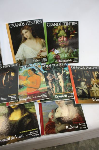 LES GRANDS PEINTRES. 15 volumes (Vermeer,...