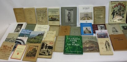 [AUVERGNE]. Ensemble de 45 livres et plaquettes...