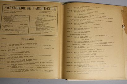 Encyclopédie de l’architecture. Tomes 7 à...