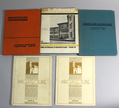 [MONOGRAPHIES D’ARCHITECTES]. 17 volumes...