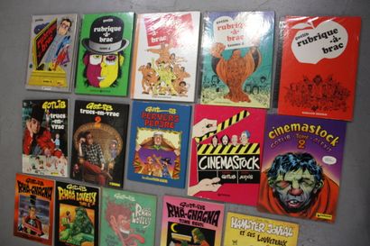 [BANDE DESSINEE] - GOTLIB. 17 volumes : 
Rubrique-à-brac,...