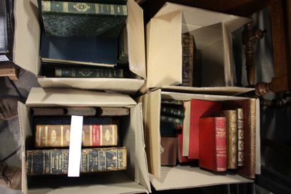 4 cartons de livres divers reliés principalement...